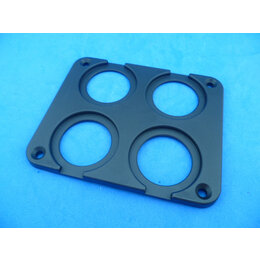 Inbouwraam 4-voudig USB-I-2x2