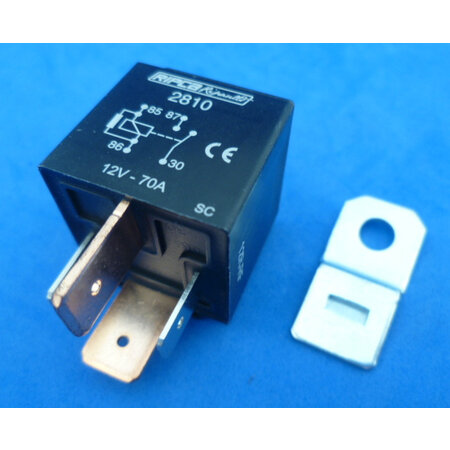 2810 relais 12V 70A - met weerstand