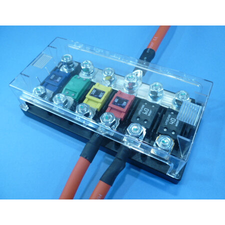 FHA-MEGA-6  zekeringkast 6 voudig