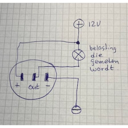 Inbouwmeter spanning + stroom