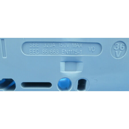 SBE320-S leeg stekkerhuis Anderson grijs