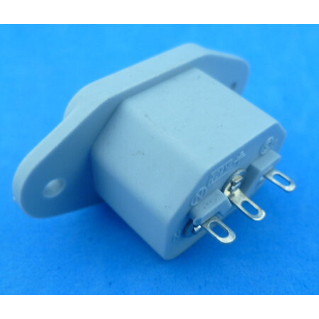 Apparaatstekker chassisdeel 3 polig 230V