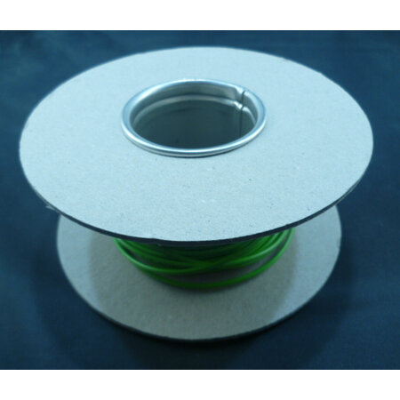 Draad 0,87 mm2 lichtgroen, vertinde aders