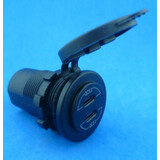 USB.QC5.0  dual USB C laadaansluiting