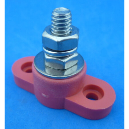 77031N02 1 point terminal bus 8mm rood