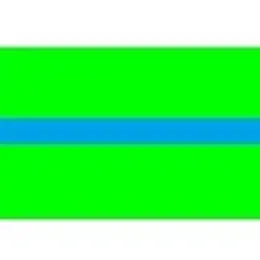 Draad 0.5 mm2 lichtgroen/blauw