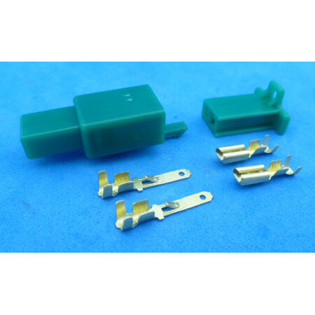 HON2-G stekker 2 polig groen