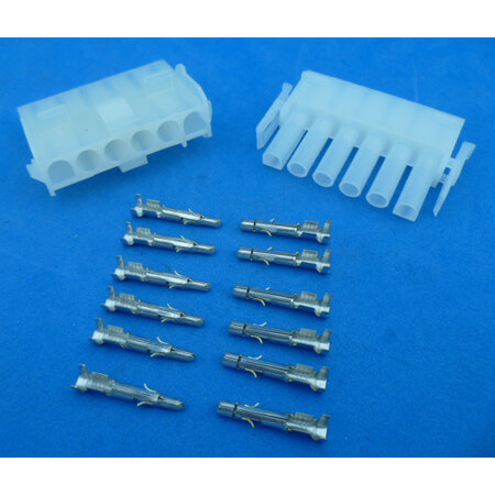 mate-N-lock connectorset 6 polig MATE6-LA