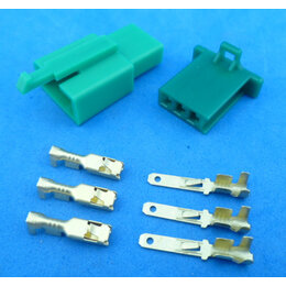 HON3-G stekker 3 polig groen