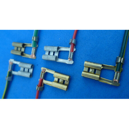 Krimptang ongeisoleerde Flag terminals
