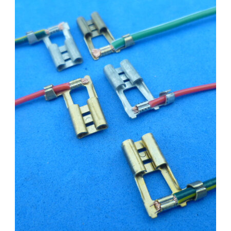 Krimptang ongeisoleerde Flag terminals