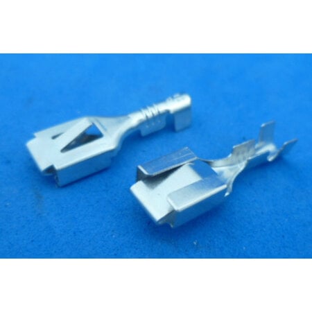 EV-fem-1.0  kontakt 6,3 mm 1,0 mm2