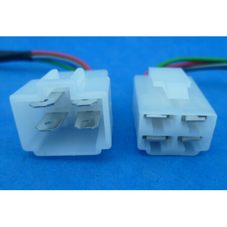 EVQW-4-1.0  stekkerset 4 polig 1,0 mm2