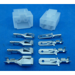 EVQW-4-1.0  stekkerset 4 polig 1,0 mm2
