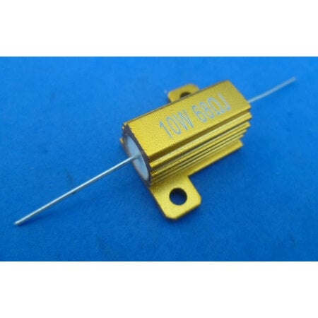 Weerstand 68 ohm / 10W heatsink