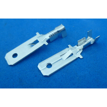 EV-male-2.0  kontakt 6,3 mm 2,0 mm2