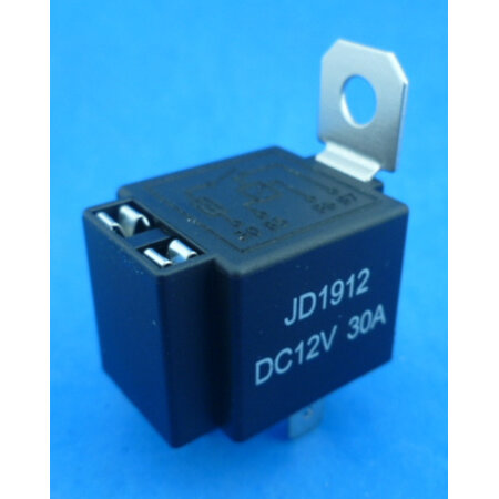 JD1912 relais maakkontakt 12V - 30A met zekering