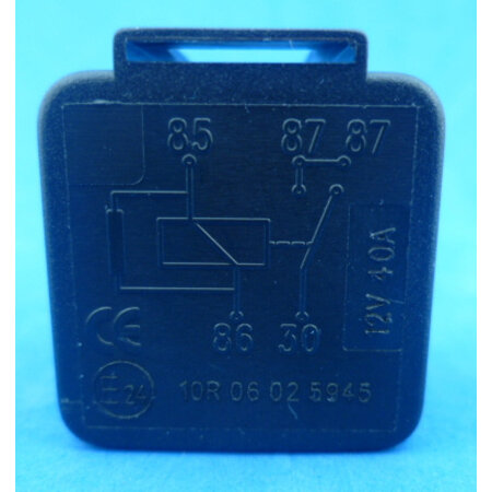 2746 relais maakkontakt 12V - 40A met weerstand