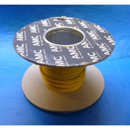 Draad 0,7 mm2 geel 23 meter