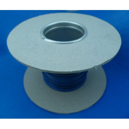 Draad 0,72 mm2 blauw/zwart 27 meter