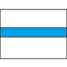 Draad 0.5 mm2 wit/blauw