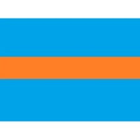 Draad 1.0 mm2 blauw/oranje