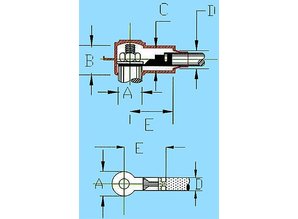 216 N2 V14 oog isolator 16 mm zwart