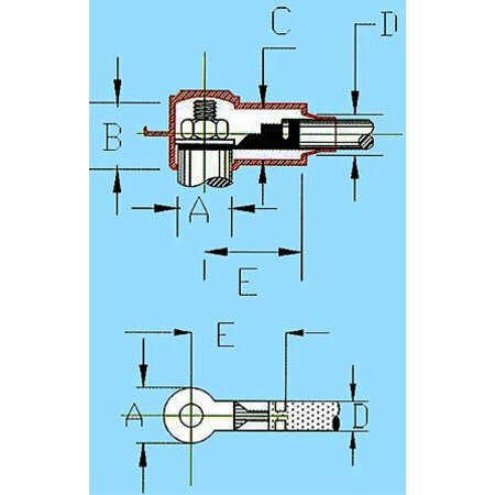 222 N3 V02 oog isolator 22 mm rood