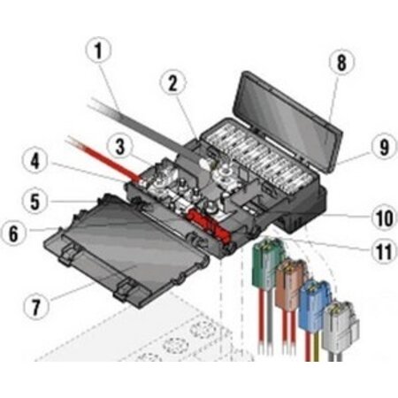 FHA00710  Battery fuse box
