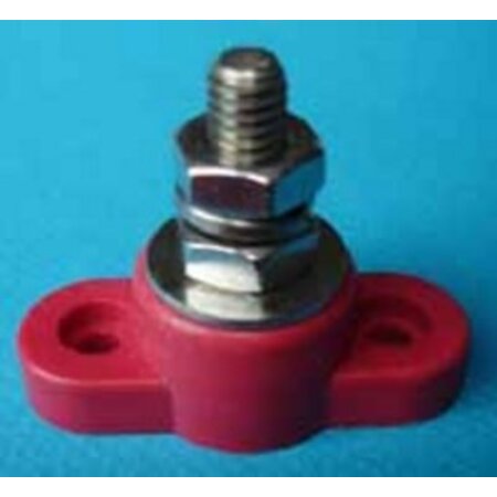 77031N02 1 point terminal bus 8mm rood