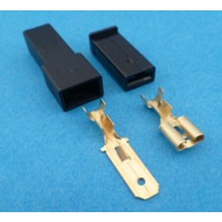 MC1BZ connector 1 polig zwart 10 stuks