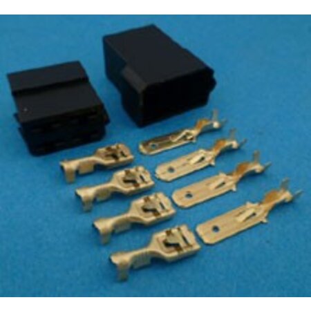 MC4B connector 4 polig zwart