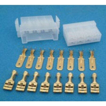 MC8 connector 8 polig transparant