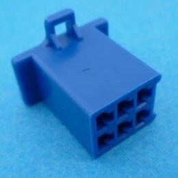 HCF6U 6 polig blauw 10 stuks