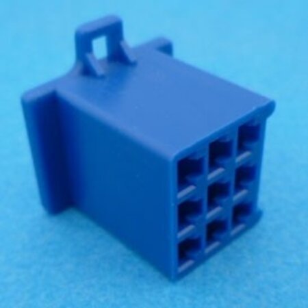 HCF9U 9 polig blauw 10 stuks