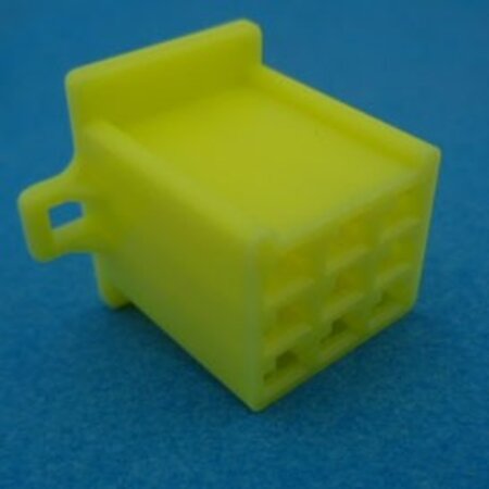 HCF9Y 9 polig geel 10 stuks