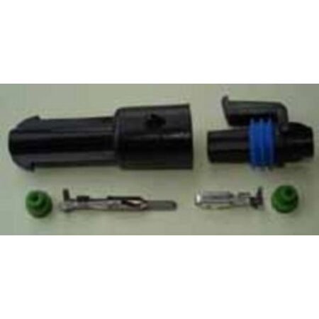 SEAL1B komplete waterdichte stekker 2.8 mm 1 polig