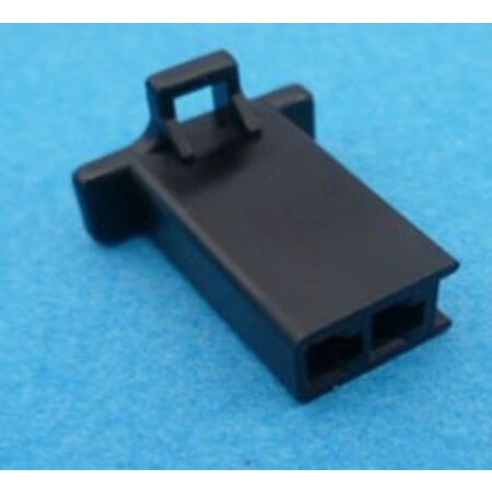 HCF2B 2 polig zwart 10 stuks