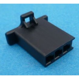 HCF3B 3 polig zwart 10 stuks