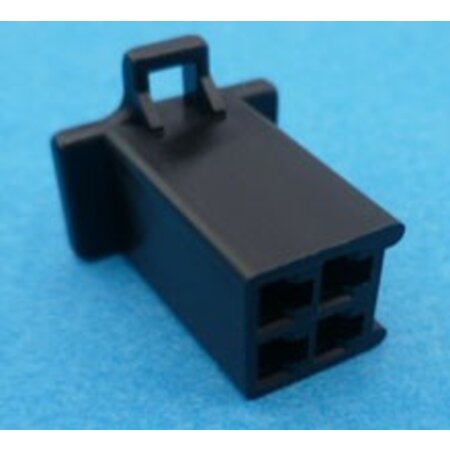 HCF4B 4 polig zwart 10 stuks