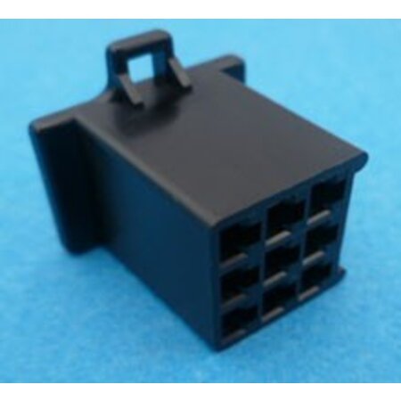 HCF9B 9 polig zwart 10 stuks