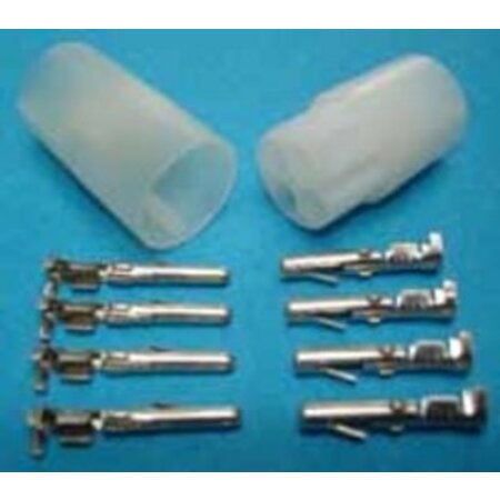 RNST4  stekkerset 4-polig rond