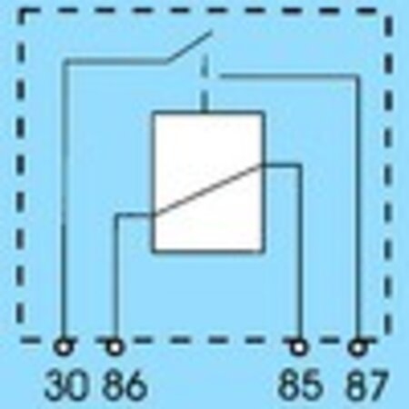 2842 12V/20A N.O. (maakkontakt)
