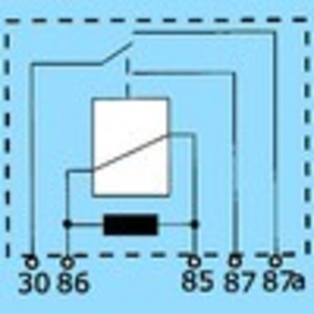 2845R 12V 15/25A wisselkontakt en weerstand