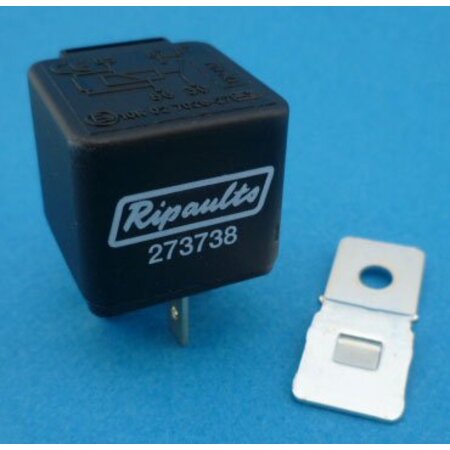 273738 relais maakkontakt 12V - 40A met weerstand