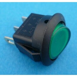 E723 aan/uit groen verlicht