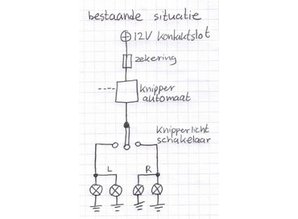 444190 alarmlicht schakelaar