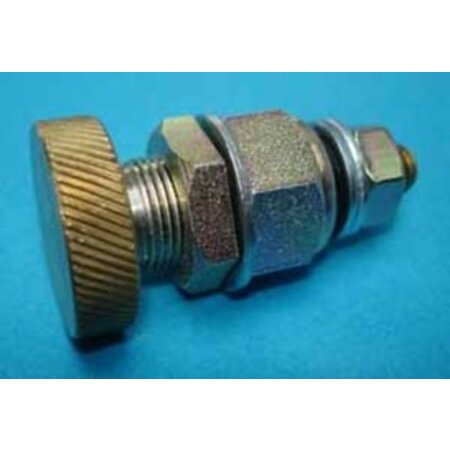 500025 massaschakelaar messing knop
