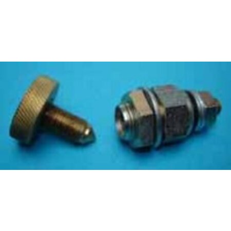 500025 massaschakelaar messing knop