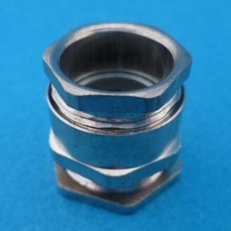 PG11 wartel messing vernikkeld 6-kant